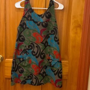 Vintage Necessary Objects Ady Gluck- Frankel Mod/Hip/Psychedelic Print Minidress
